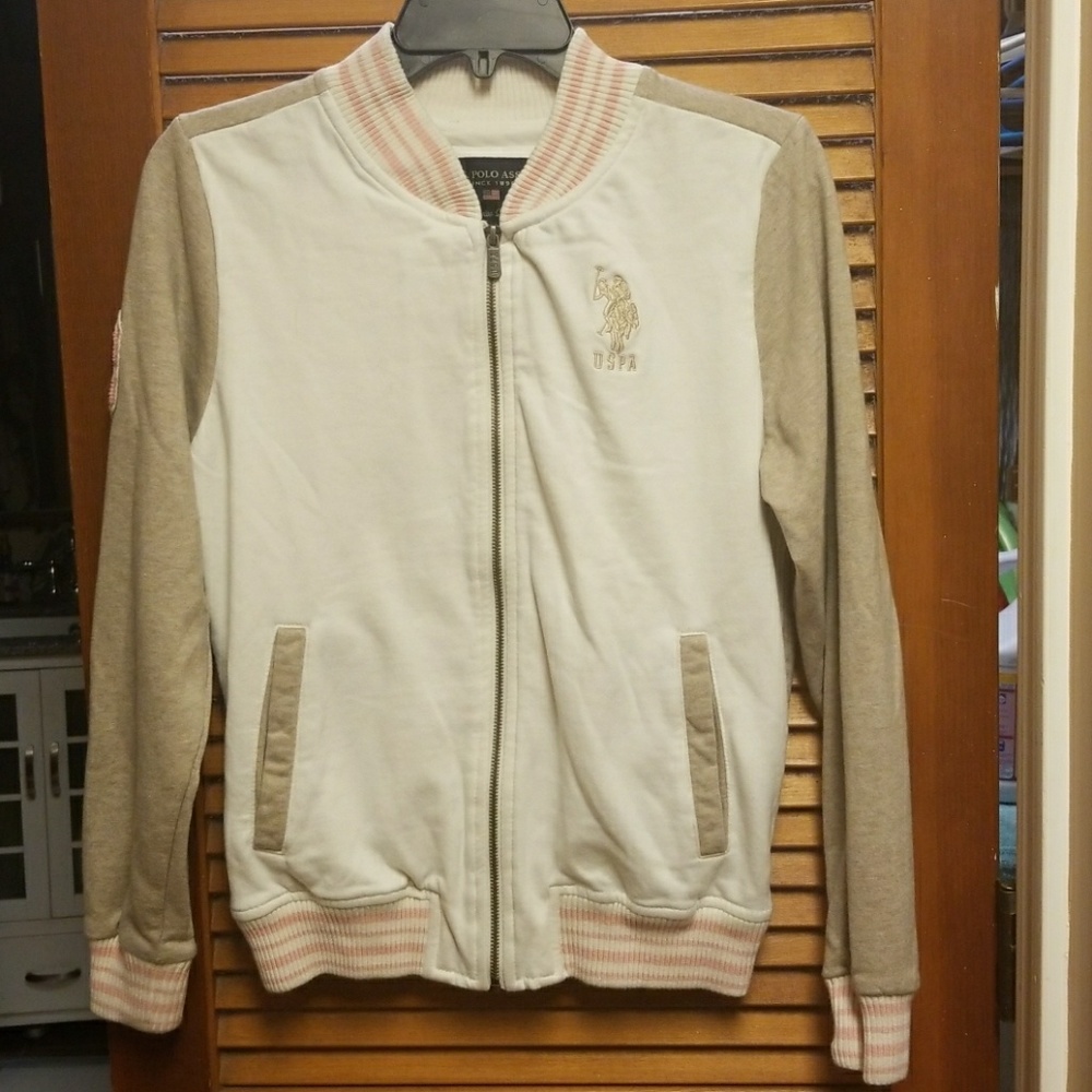 U.S. Polo Assn "Letterman jacket" size Med